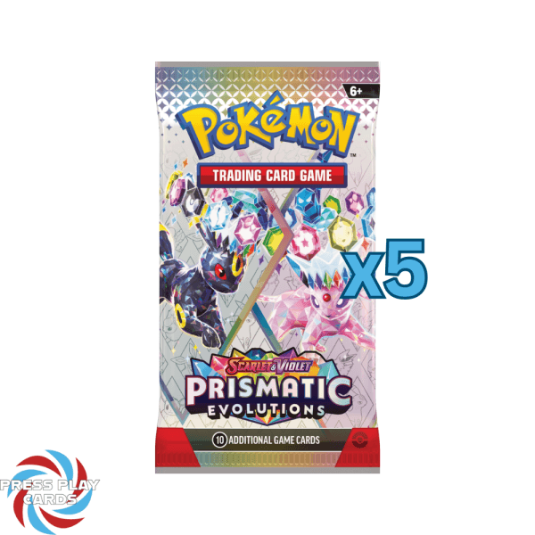 x5 Prismatic Evolution Booster Packs